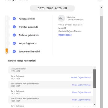 Hepsijet Yanlış Kargo Gönderdi