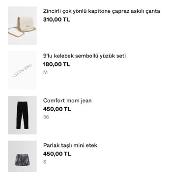 Bershka Bilgim Dahilinde Olmadan 5000 TL'lik Siparişimi İptal Etti