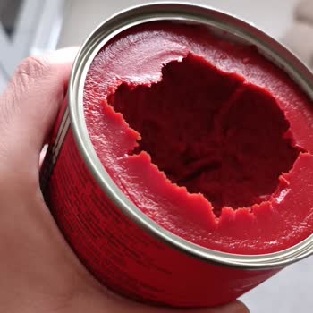 Burcu Gıda Domates Salçası Yarısı Boş!