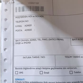 Teknosa Hasarlı Ürün Ve Eksik Fatura İşlemleri