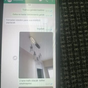 Trendyol Özçelikler Avize Sorunu