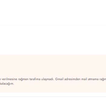 Ece'nin Butiği'nden Aldığım Ürün Elime Ulaşmadı. Dönüş Alamıyorum.