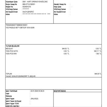 Paddle.net Hesabımdan Para Çekilmiş