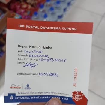 İbb Sosyal Yardım Kuponu Geldi Mesaj Gelmedi