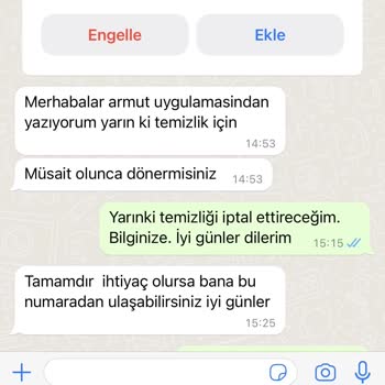 Armut.com Ev Temizliği Hizmeti İçin Yaptığım Ödemeyi İade Etmiyor!
