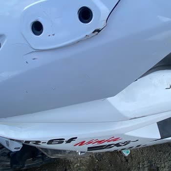 Yediemin Otoparkında Motosiklet Hasarı