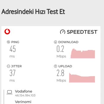 Vodafone 4.5G İnternet Ve Konuşma Kalitesindeki Sorunlar