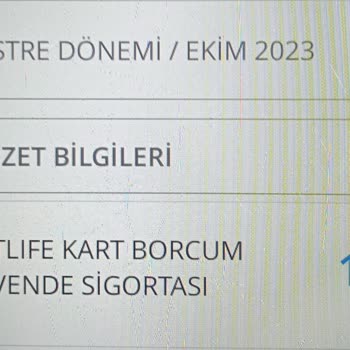 Metlife Kart Borcum Güvende Sigortası Aldatmacası