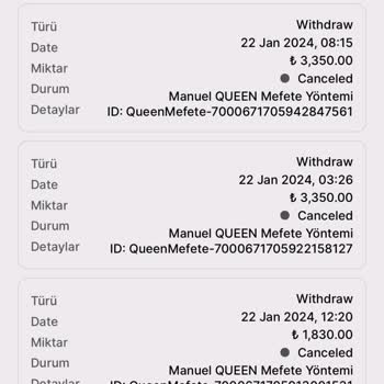 Paramı Vermiyorlar Ve Sürekli Queen Casino Geri Atıyor