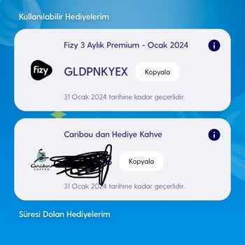 Turkcell Gnç Galaksiden Kazandığım Hediye Kahveyi Alamadım