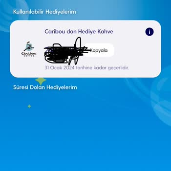 Turkcell Gnç Galaksiden Kazandığım Hediye Kahveyi Alamadım