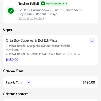 Domino's Pizza Siparişim Gelmeden Teslim Edildi!