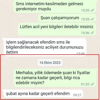 Turbonet Fahiş Fiyat Artışı Yaptı Ve Xdsl Devre Numarasını Vermiyor!