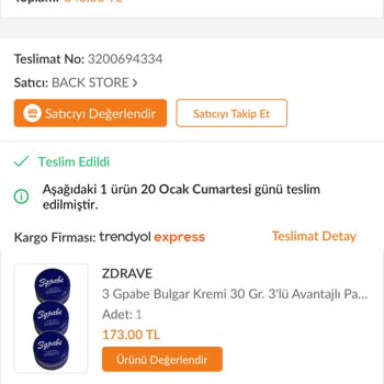 Trendyol Replika Macır Kremi