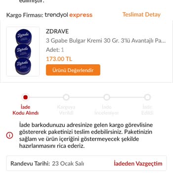 Trendyol Replika Macır Kremi