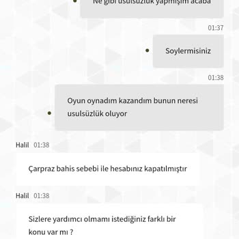 Starzbet Hesabımı Kapatıp Kazandığım Parayı Vermiyor