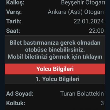 Obilet Ve Kontur Firmasından Şikayetçiyim