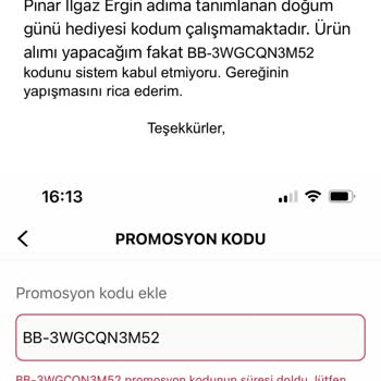 Sephora'dan Gelen Geçersiz Doğum Günü Kodu Ve Telafi Edilmemesi
