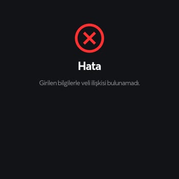 Papara Veli İlişkisi Bulunamadı Hatası