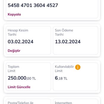 QNB Finansbank Kredi Kartı Limit Kısıtlaması Sorunu