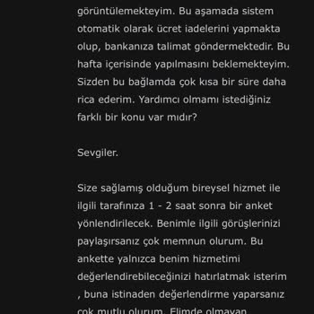 Vivense Ücret İadesi Yapılmadı