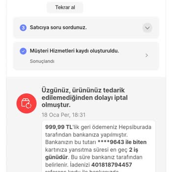 Hepsiburada İptal Edilen Avize Ve Fiyat Farkı Mağduriyeti