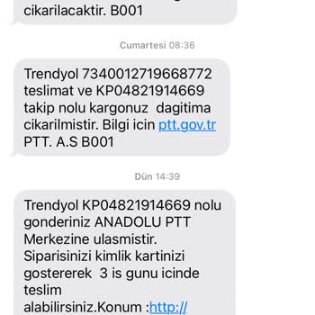PTT Kargo Ürün Teslim Etmedi