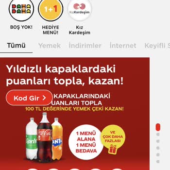 dahadaha.com Coca-Cola 100 Bin ₺ Kampanya Yalanı