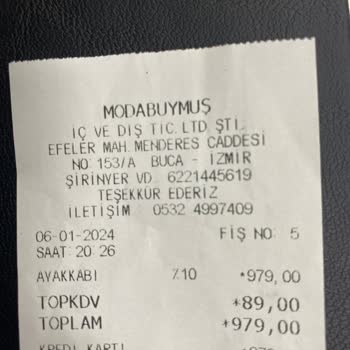 ModaBuymus Kalitesiz Malzeme Kullanma Ve Küçük Hesaplar Peşinde Koşan İşletme.