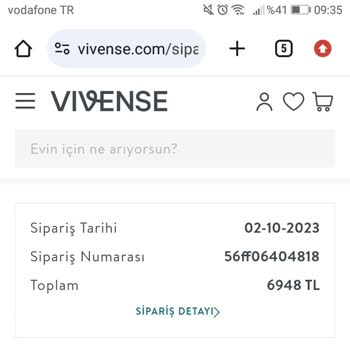 Vivense Sipariş 6 Ay Sonra İptal Edildiği İçin Mağdurum