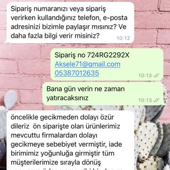 Tuba Butik Para İadesi Yapmıyor