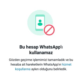 WhatsApp Spam Hatası