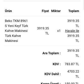 Beko Online Satış Sonrası İade Sürecinde Yaşanan Mağduriyet