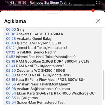 İtopya Bilgisayar İtopya Dan Aldığım Sistem Özellikleri Çalışmıyor.