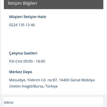 Günal Mobilya Ürünüm Gelmedi, İade Bekliyorum!