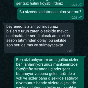 Luis Butik Yanlış Ürün Geldi