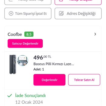 Pazarama Para İadesi Yapmıyor