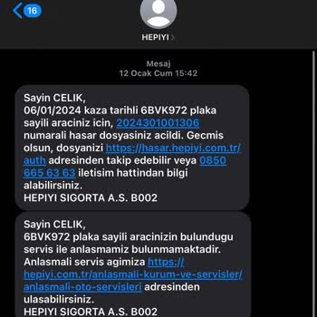 Hepiyi Sigorta Aracımın Yapılmasına Onay Vermiyor