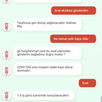 Popeyes İade Yapmalarına Rağmen Paramı İade Yapmıyorlar