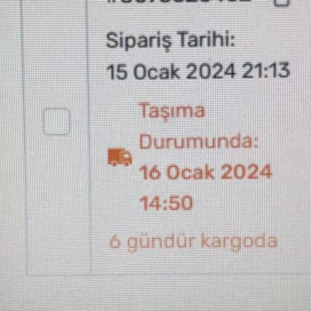 Etiler Sürat Kargo'da 6 Gün Teslimat Çilesi!