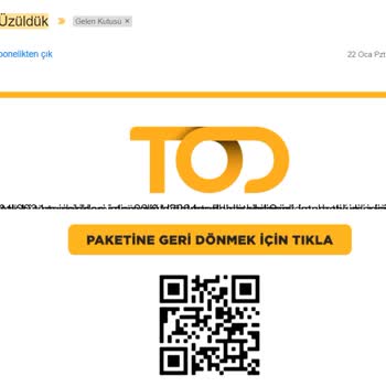 TOD Tv Tod Mükerrer Ödeme İadesi İçin Kimseyle İrtibat Kuramıyorum
