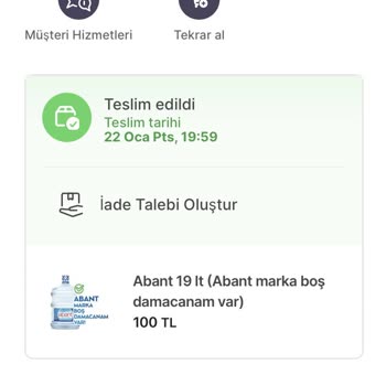 Abant Su Hepsiburada Su Sipariş Gönderemiyor