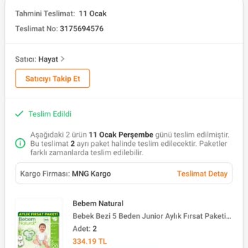 Trendyol Eksik Sipariş Mağduriyeti