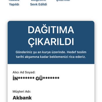 Akbank Kartım 37 Gündür Ulaşmadı