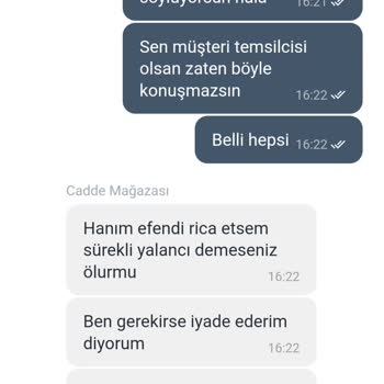 Caddemagazasi.com İnternet Alışverişinde Yaşanan Mağduriyet