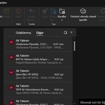 Ak Yatırım Gereksiz Fazla Mail Gönderilmesi