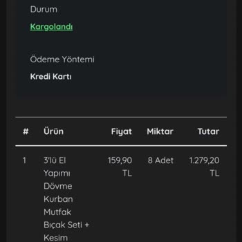 Arsimo Eksik Ürün Gönderdiler