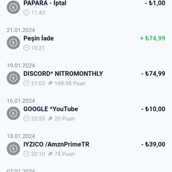 Paycell Kartta İadeden Alacağım Parayı Alamadım