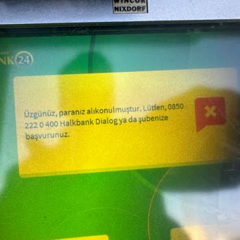 Halkbank ATM Para Yatırma Sorunu Ve Mağduriyetim