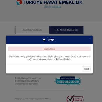 Türkiye Hayat Emeklilik Turkiye Hayat Emeklilik Çağrı Merkezi Rezil...